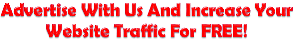 Advertise with us and increase your website traffic for free